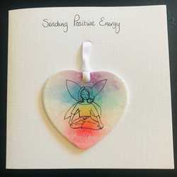 Ceramic Heart - Chakra Fairy